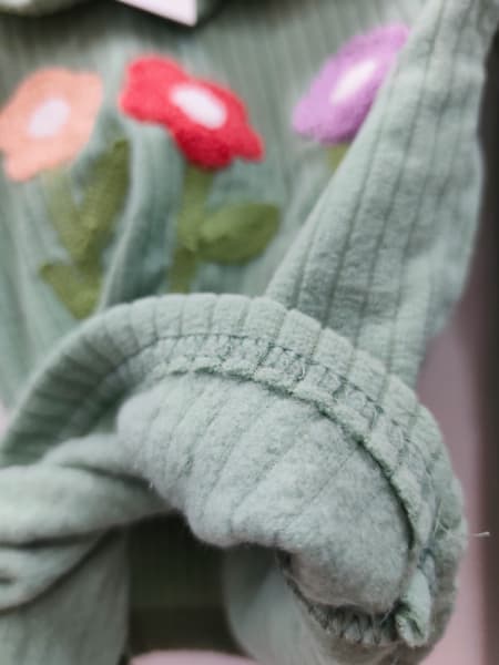 مبطن بالكامل - المقاس الفعلي